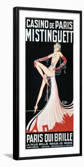 Casino de Paris-Zig (Louis Gaudin)-Framed Art Print