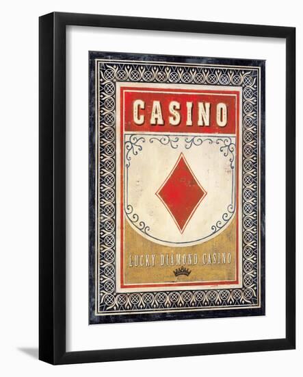 Casino Diamond-Angela Staehling-Framed Art Print