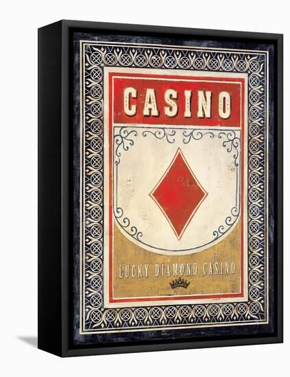 Casino Diamond-Angela Staehling-Framed Stretched Canvas