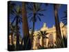 Casino Framed by Flowers and Palm Trees in Monte Carlo, Monaco, Europe-Tomlinson Ruth-Stretched Canvas