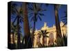 Casino Framed by Flowers and Palm Trees in Monte Carlo, Monaco, Europe-Tomlinson Ruth-Stretched Canvas