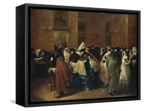 Casino (Il Ridott) in Venice-Francesco Guardi-Framed Stretched Canvas