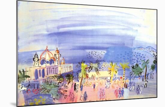 Casino in Nice-Raoul Dufy-Mounted Art Print