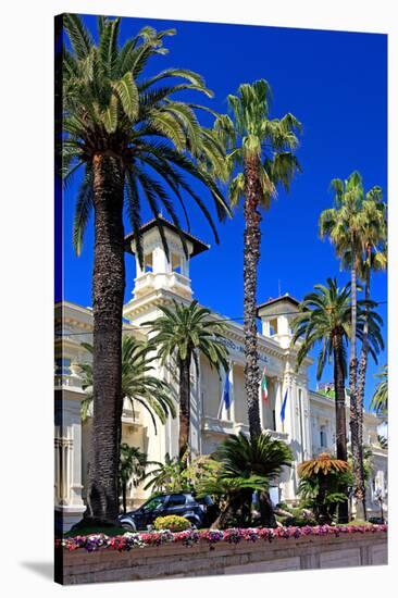 Casino in San Remo, Province of Imperia, Liguria, Italy-null-Stretched Canvas