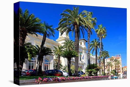 Casino in San Remo, Province of Imperia, Liguria, Italy-null-Stretched Canvas