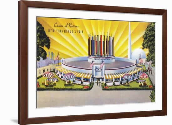 Casino of Nations, New York World's Fair-null-Framed Art Print