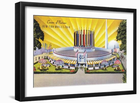 Casino of Nations, New York World's Fair-null-Framed Art Print