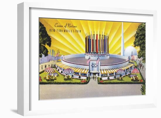 Casino of Nations, New York World's Fair-null-Framed Art Print