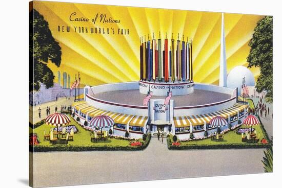 Casino of Nations, New York World's Fair-null-Stretched Canvas