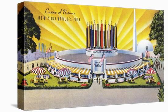 Casino of Nations, New York World's Fair-null-Stretched Canvas