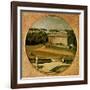 Casino of Raphael' in the Gardens of the Villa Borghese, Rome, 1807-Jean-Auguste-Dominique Ingres-Framed Giclee Print