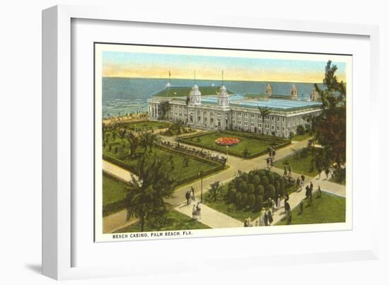 Casino, Palm Beach, Florida-null-Framed Art Print