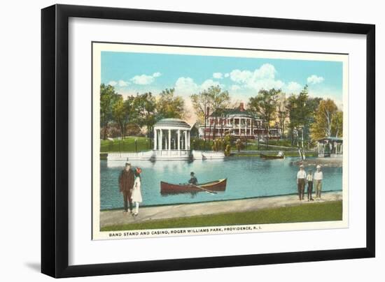 Casino, Roger Williams Park, Providence, Rhode Island-null-Framed Art Print