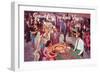 Casino Scene, Las Vegas, Nevada-null-Framed Art Print