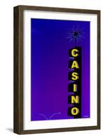 Casino - Violet-Pascal Normand-Framed Art Print