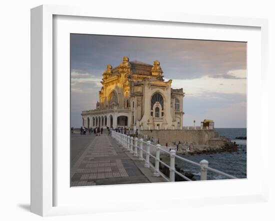 Casino, Waterfront Promenade, Constanta, Romania, Europe-Marco Cristofori-Framed Photographic Print