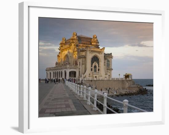 Casino, Waterfront Promenade, Constanta, Romania, Europe-Marco Cristofori-Framed Photographic Print