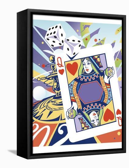 Casino-David Chestnutt-Framed Stretched Canvas