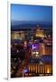 Casinos and Hotels Along the Strip, Las Vegas, Nevada-David Wall-Framed Premium Photographic Print