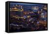 Casinos and Hotels Line the Vegas Strip, Las Vegas, Nevada-David Wall-Framed Stretched Canvas