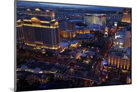 Casinos and Hotels Line the Vegas Strip, Las Vegas, Nevada-David Wall-Mounted Photographic Print