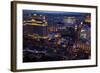 Casinos and Hotels Line the Vegas Strip, Las Vegas, Nevada-David Wall-Framed Photographic Print