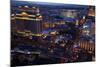 Casinos and Hotels Line the Vegas Strip, Las Vegas, Nevada-David Wall-Mounted Photographic Print