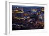 Casinos and Hotels Line the Vegas Strip, Las Vegas, Nevada-David Wall-Framed Photographic Print