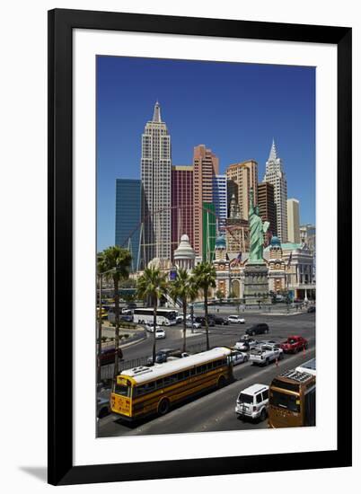 Casinos and Hotels of Las Vegas, Nevada-David Wall-Framed Photographic Print