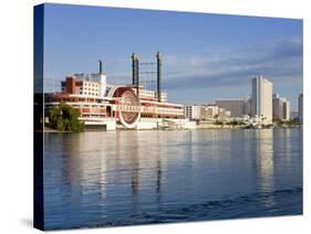 Casinos on the Colorado River, Laughlin City, Nevada, USA-Richard Cummins-Stretched Canvas