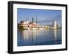 Casinos on the Colorado River, Laughlin City, Nevada, USA-Richard Cummins-Framed Photographic Print