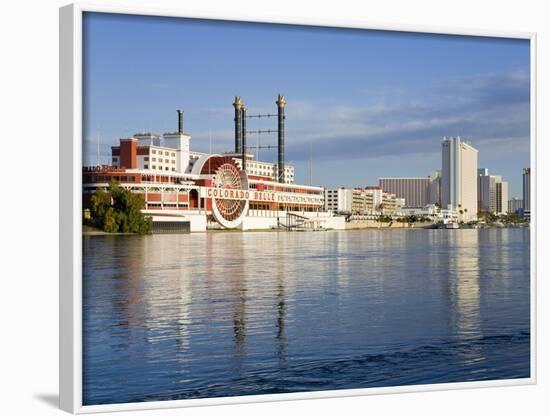 Casinos on the Colorado River, Laughlin City, Nevada, USA-Richard Cummins-Framed Photographic Print