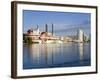 Casinos on the Colorado River, Laughlin City, Nevada, USA-Richard Cummins-Framed Photographic Print