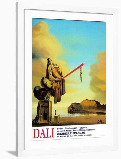 Casket at the Beach-Salvador Dalí-Framed Art Print