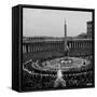 Casket of Pope John XXIII Passing Through Saint Peter's Square-null-Framed Stretched Canvas