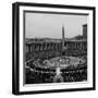 Casket of Pope John XXIII Passing Through Saint Peter's Square-null-Framed Photographic Print