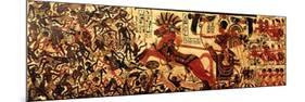 Casket with Tutankhamon and Battle Scene from Thebes-null-Mounted Giclee Print