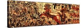 Casket with Tutankhamon and Battle Scene from Thebes-null-Stretched Canvas