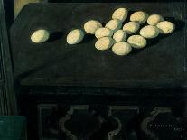 Joke: Eggs (Eggs on a Green Carpet)-Casorati Felice-Framed Giclee Print