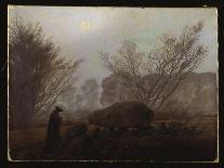 The Solitary Tree, 1823-Caspar David Friedrich-Mounted Giclee Print