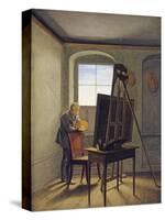 Caspar David Friedrich in His Studio-Georg Friedrich Kersting-Stretched Canvas