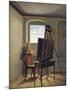 Caspar David Friedrich in His Studio-Georg Friedrich Kersting-Mounted Photographic Print