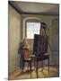 Caspar David Friedrich in His Studio-Georg Friedrich Kersting-Mounted Photographic Print