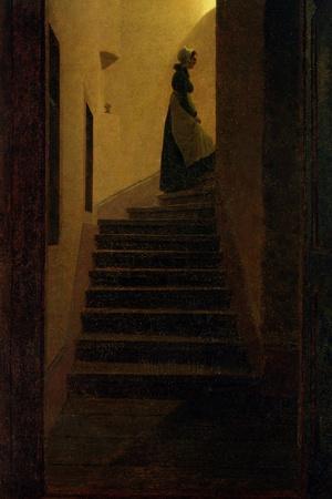 Lady on the Staircase