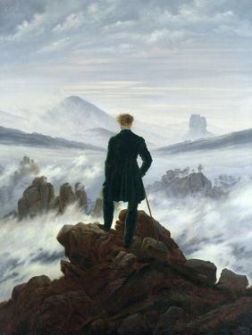 The Wanderer Above the Sea of Fog, 1818 by Caspar David Friedrich