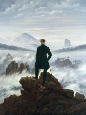 The Wanderer Above the Sea of Fog, 1818 by Caspar David Friedrich