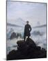 Caspar Friedrich Wanderer Above the Sea of Fog Art Print Poster-null-Mounted Poster