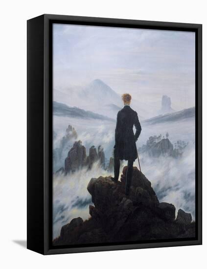 Caspar Friedrich Wanderer Above the Sea of Fog Art Print Poster-null-Framed Stretched Canvas