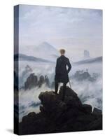 Caspar Friedrich Wanderer Above the Sea of Fog-null-Stretched Canvas