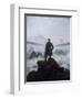 Caspar Friedrich Wanderer Above the Sea of Fog-null-Framed Art Print